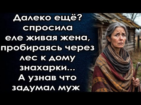 Видео: Далеко ещё? – спросила еле живая жена, пробираясь через лес к дому знахарки... А поняв план мужа