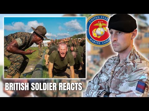 Видео: Лагерь морской пехоты США (Сан-Диего) (реакция инструктора британской армии)