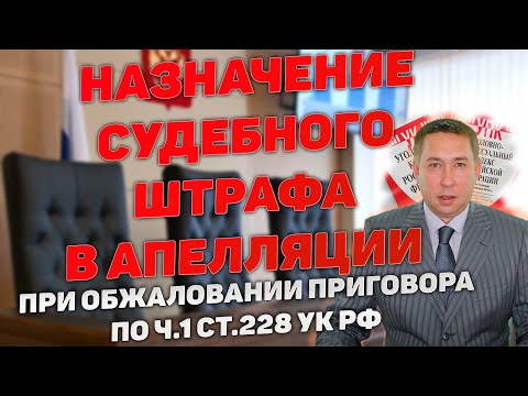 Видео: Судебный штраф по ч.1 ст.228 УК РФ в апелляции при обжаловании приговора суда
