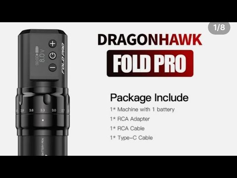 Видео: Обзор tattoo machine fold pro