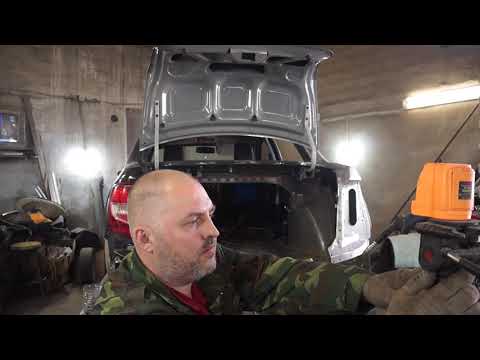 Видео: Лада Гранта. Кузовной ремонт. Вологда. Lada Granta. Body Repair