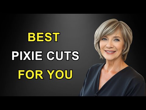 Видео: Прически для женщин старше 50, 60 лет | Стрижки пикси для прямых волос, которые стоит посмотреть ...