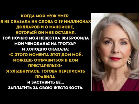 Видео: НЕВЕСТКА ВЫГНАЛА МЕНЯ ИЗ ДОМА МУЖА... НО ОНА ДАЖЕ НЕ ПОДОЗРЕВАЛА, КОМУ НАСТОЯТЕЛЬНО ПРИНАДЛЕЖИТ ДОМ