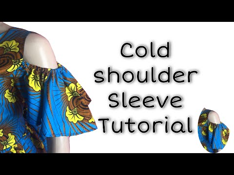 Видео: Учебник по рукавам с открытыми плечами
