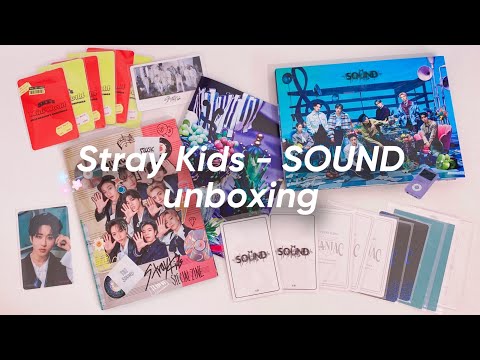 Видео: распаковка альбома Stray Kids - SOUND и другого японского мерча 📦  album unboxing