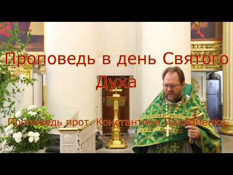 Видео: Проповедь в день Святого Духа