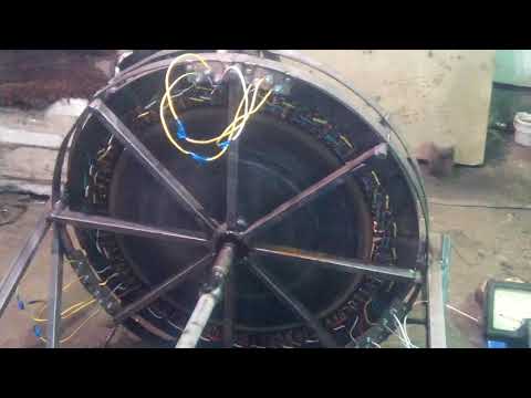 Видео: Мощный ,низко-оборотный генератор от Игоря Лотц (часть 6) работа под нагрузкой