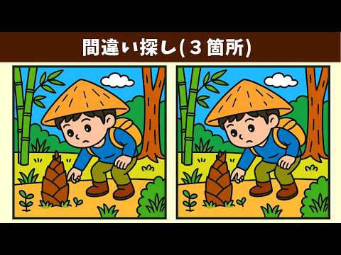 Видео: Найдите 3 отличия | Иллюстрация Версия #1905
