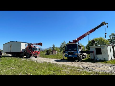 Видео: Везем большой негабарит. Манипулятор 19 тонн.