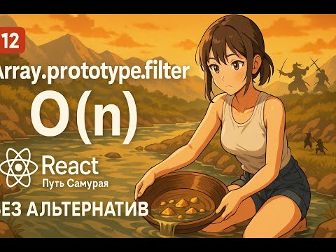 Видео: 12 - Методы массива filter и find, O(n) / Курс React Путь Самурая: Без альтернатив
