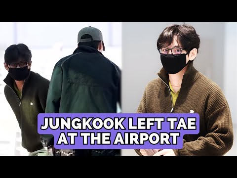 Видео: ✈️ Чонгук ЗАЩИЩАЕТ Тэхёна в АЭРОПОРТУ 😡 Фанаты НАПАДАЮТ на Тэхёна в Инчоне! 💔