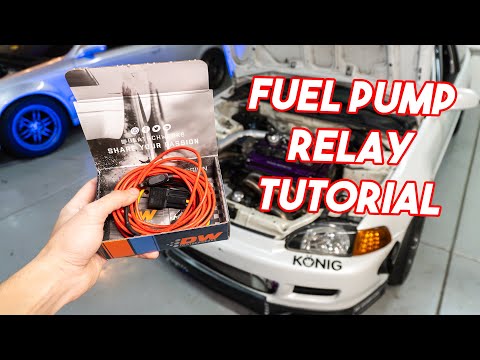 Видео: Как подключить топливный насос с помощью реле