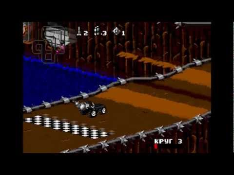 Видео: Rock n' Roll Racing Прохождение (Sega Rus) - (Планета 3)