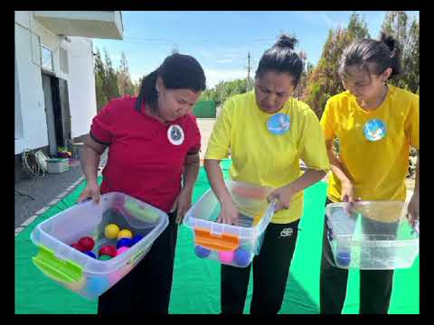 Видео: "Әкем, анам және мен" отбасылық эстафеталық жарыс.