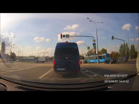 Видео: Driving in Moscow city: Текстильщики - Пучково 07/09/2019 (timelapse)