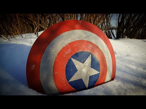 Видео: Сделал ЩИТ Капитана Америки из алюминия!