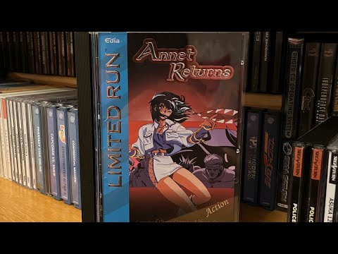 Видео: Распаковка и ограниченный релиз игрового процесса Annet Returns Sega CD.