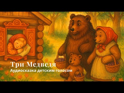 Видео: Три медведя 🐻 | Русская народная сказка | Слушай онлайн детским голосом 👧