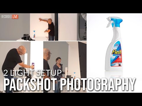 Видео: Пакетные снимки на белом фоне с двумя источниками света 💡💡