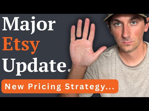 Видео: Большое обновление Etsy... Новая ценовая стратегия 2025 года