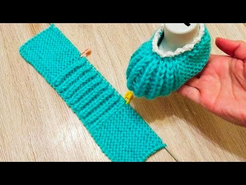 Видео: Как связать Пинетки по быстрому ✨ на двух спицах 💫