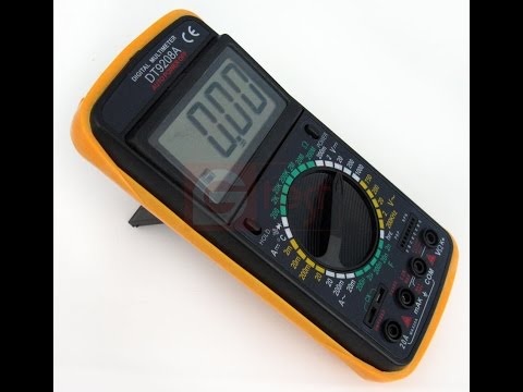 Видео: DT9208A мультиметр цифровой обзор