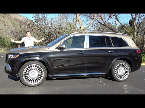 Видео: Mercedes-Maybach GLS600 2021 года - это ультра-люксовый внедорожник за $175000 который прыгает