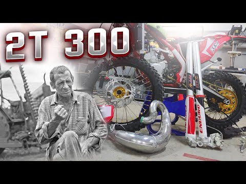 Видео: Китайский 2Т эндуро HASKY 320