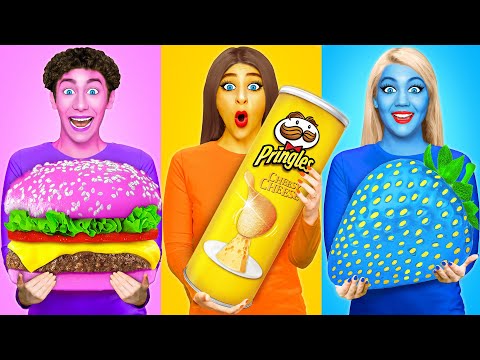 Видео: 24 Часа Едим Еду Одного Цвета Челлендж #11 от Multi DO Challenge