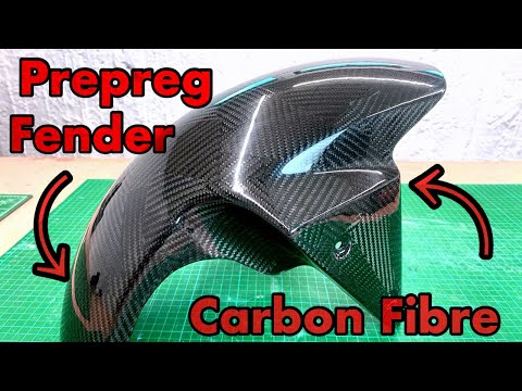 Видео: Переднее крыло из углеродного волокна — сборка ZX6R, версия 4