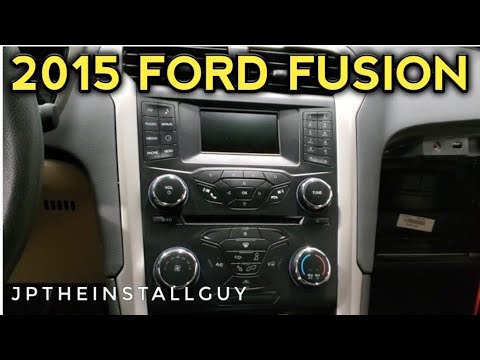 Видео: Снятие магнитолы Ford Fusion 2015 года