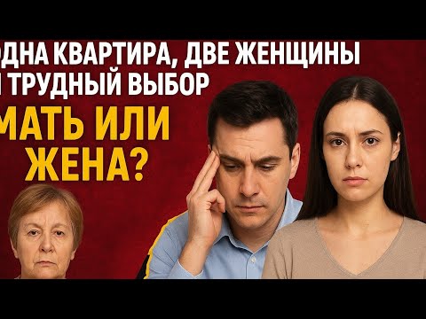 Видео: "Одна квартира, две женщины и трудный выбор: мать или жена?"