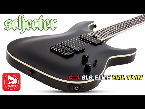 Видео: Электрогитара SCHECTER C-1 SLS ELITE EVIL TWIN