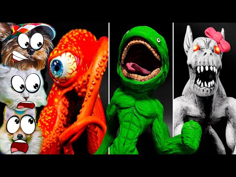 Видео: УЖАСНЫЕ МОНСТРЫ съели ВСЕХ в Garten Of Banban! Не бойся-ЭТО ПЛАСТИЛИН Rainbow Friend Валеришка