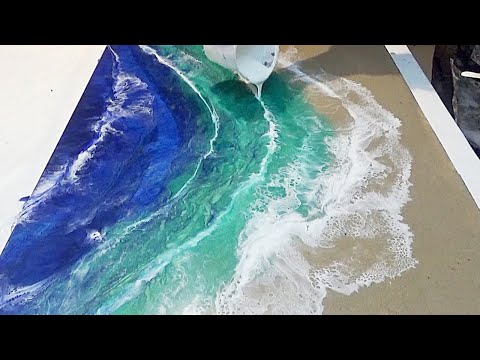 Видео: Пляжное искусство из смолы — как создавать ячейки.