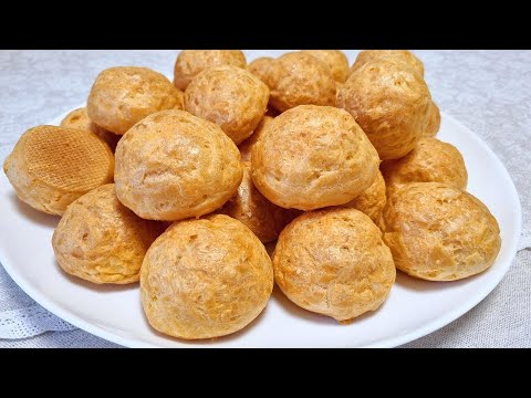 Видео: Заварные, сырные булочки "ГУЖЕРЫ".