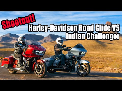 Видео: Indian Challenger 2020 года против Harley-Davidson Road Glide 2020 года