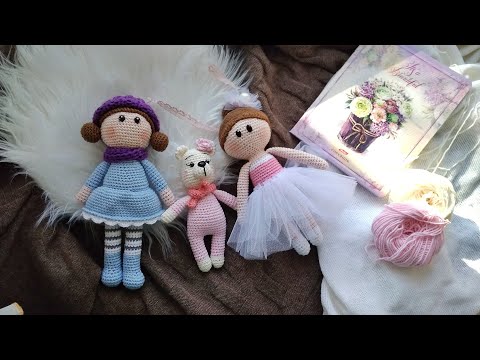 Видео: ВязоВлог №13. Первые готовые игрушки января