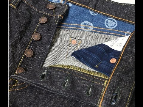 Видео: MOMOTARO JEANS G014-MB ' COPPER LABEL ' 14.7OZ  - комфортные джинсы из зимбабвийского хлопка