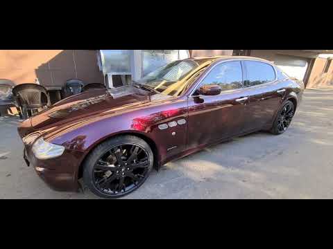 Видео: Maserati Qutroporte 2007 в бодром состоянии!