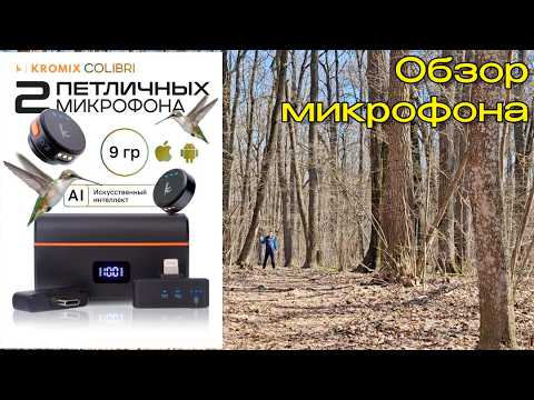 Видео: Микрофон Kromix Colibri: Лучший звук за 5000₽? Тест на природе!