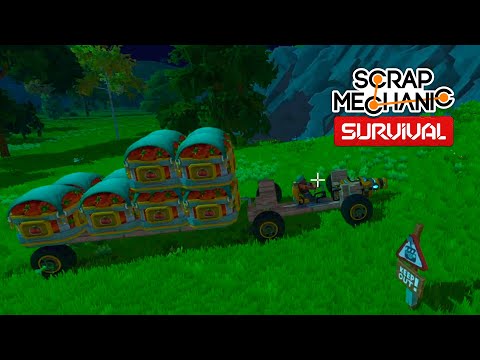 Видео: ФАРМ ИДЁТ КАК НАДО | ВЫЖИВАНИЕ В Scrap Mechanic: Survival #12 |