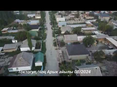 Видео: Кыргыз Республикасы Токтогул району Чоң Арык айылы. 08/2024