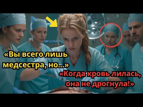 Видео: Она всего лишь медсестра? Главный хирург осознал правду, войдя в операционную.