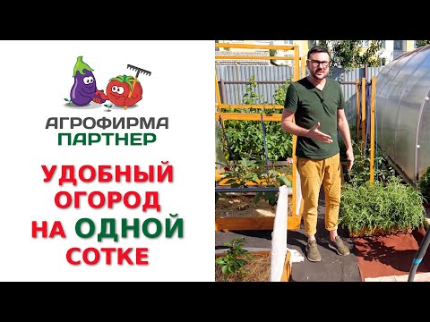 Видео: УДОБНЫЙ ОГОРОД НА ОДНОЙ СОТКЕ