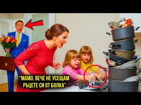 Видео: БЛИЗНАЧКИ БЯХА ПРИНУДЕНИ ОТ МАЩЕХАТА ДА ИЗМИЯТ 50 ТИГАНА – МИЛИОНЕРЪТ БАЩА ПРИСТИГА И ВИЖДА ВСИЧКО..