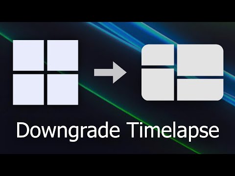 Видео: Понижение версии Windows 11 до 1.01!