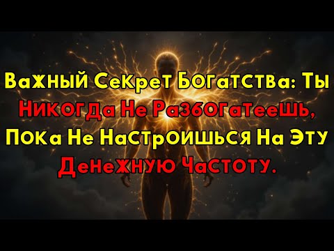 Видео: Твой Ключ К Богатству: Ощути Эту Частоту И Деньги Потекут К Тебе Мгновенно!