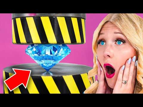 Видео: САМЫЕ ПРОЧНЫЕ предметы в мире против гидравлического пресса!