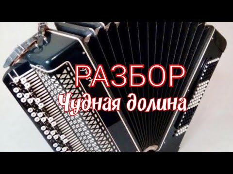 Видео: Mr. Credo - Чудная долина /разбор на баяне